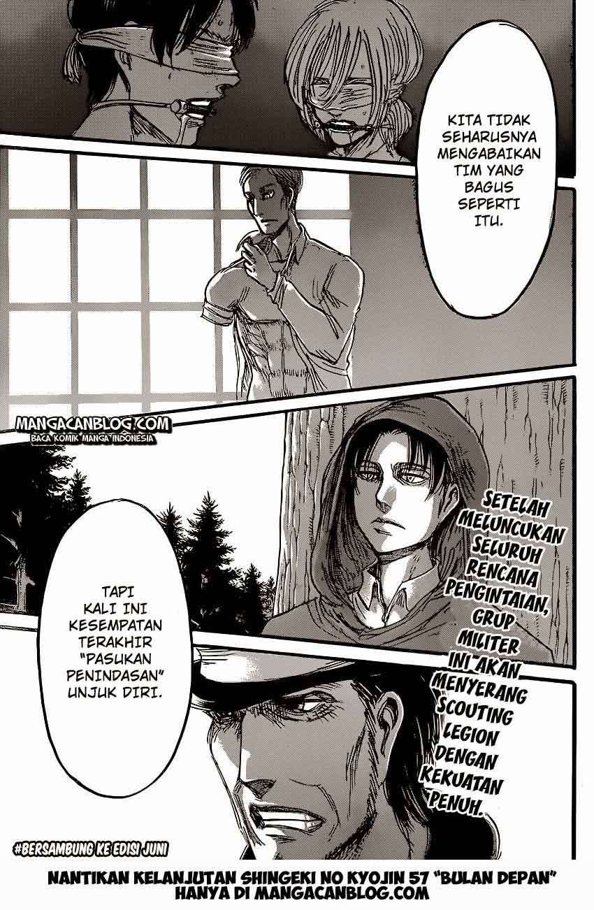 Shingeki no Kyojin — Chapter 56, halaman 45