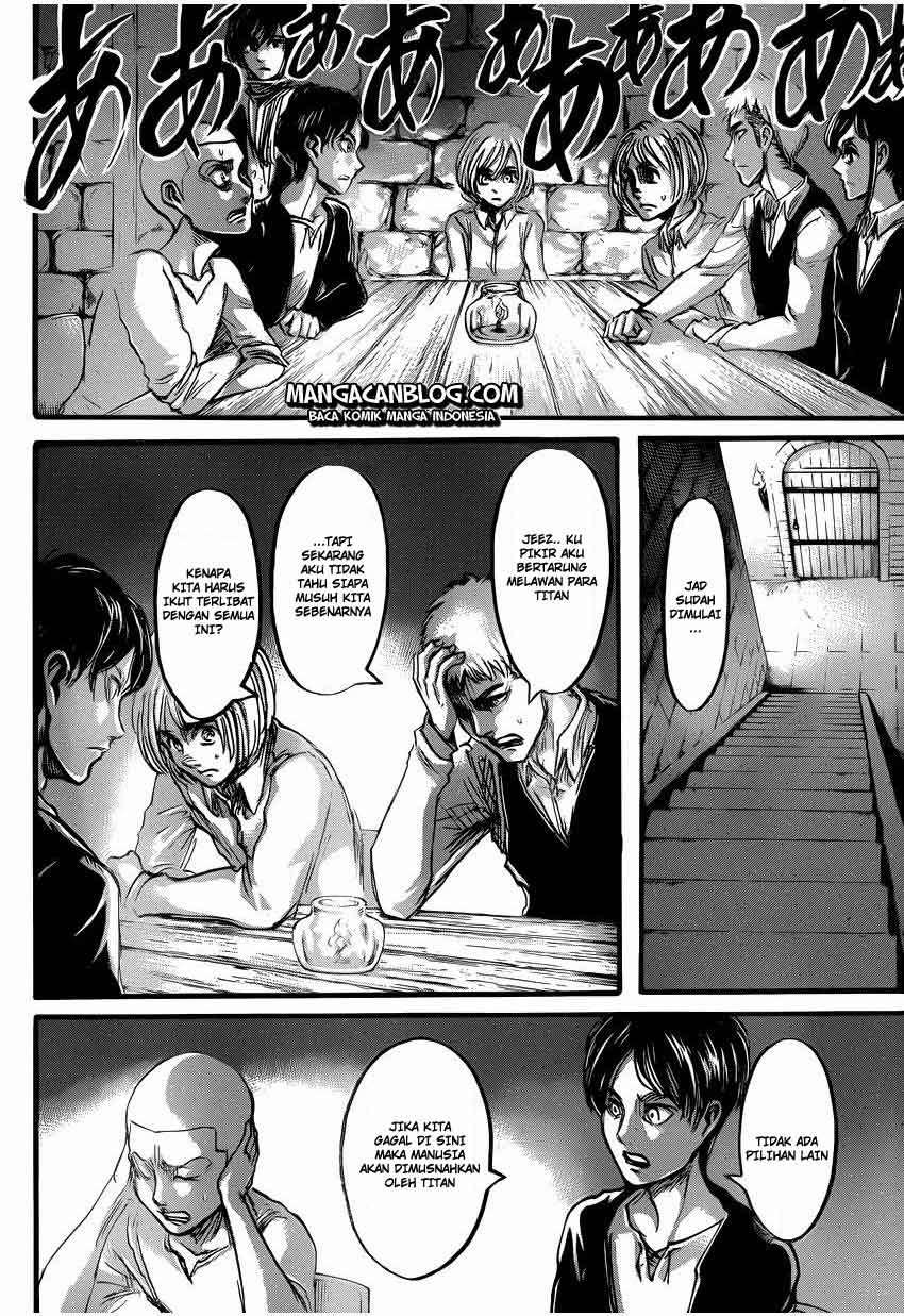 Shingeki no Kyojin — Chapter 55, halaman 23