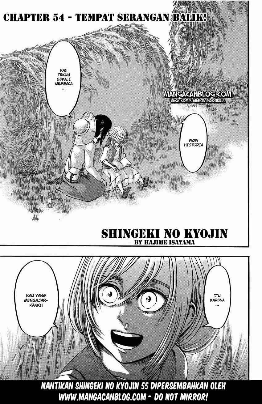 Shingeki no Kyojin — Chapter 54, halaman 2