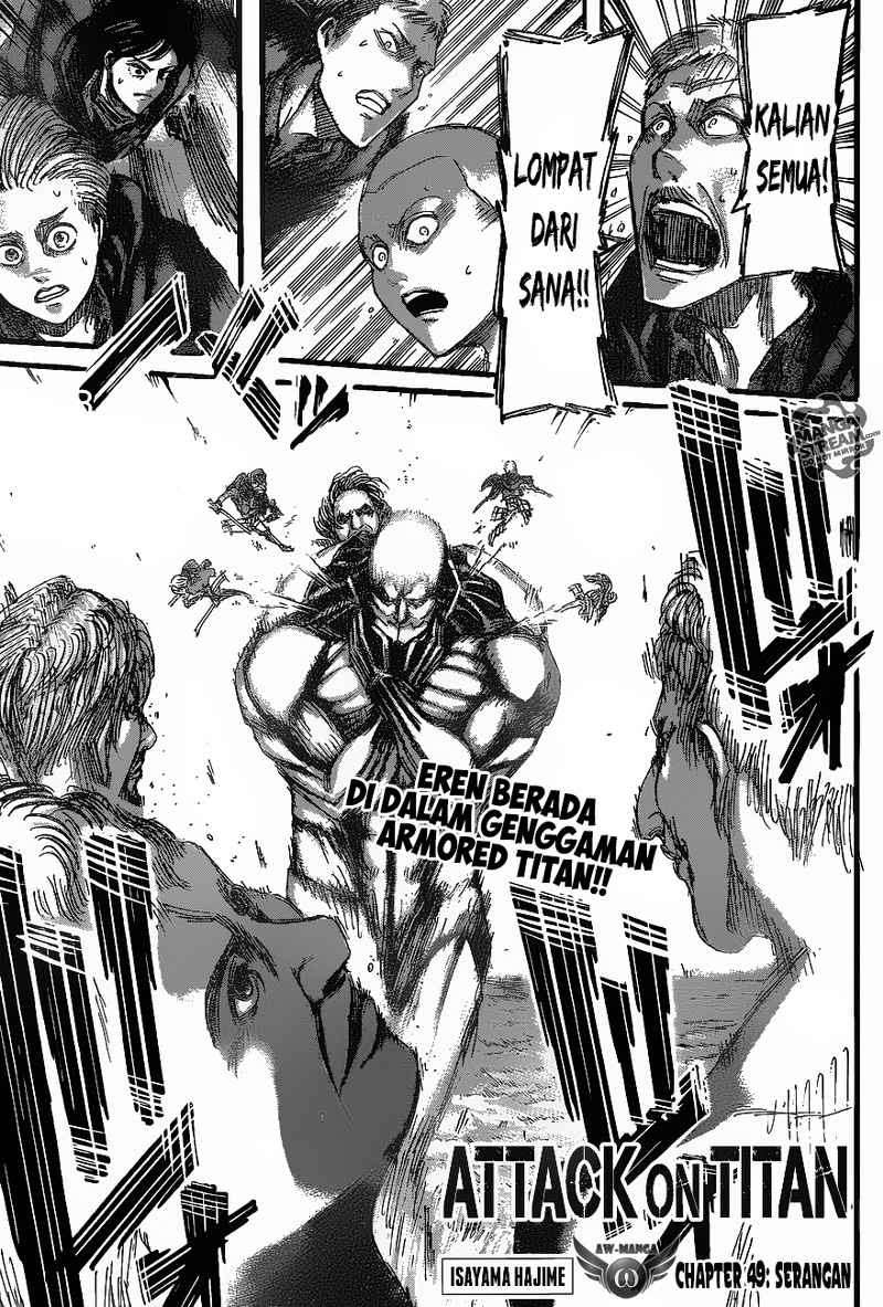 Shingeki no Kyojin — Chapter 49, halaman 2