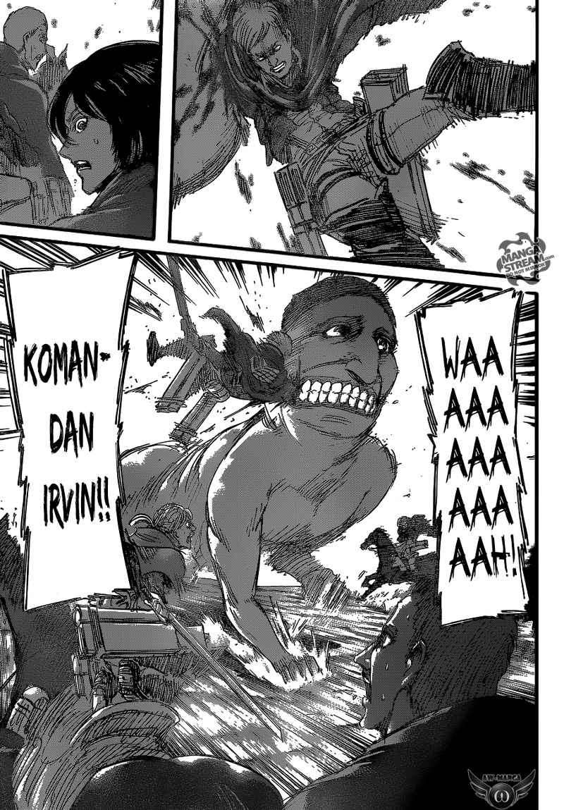 Shingeki no Kyojin — Chapter 49, halaman 23