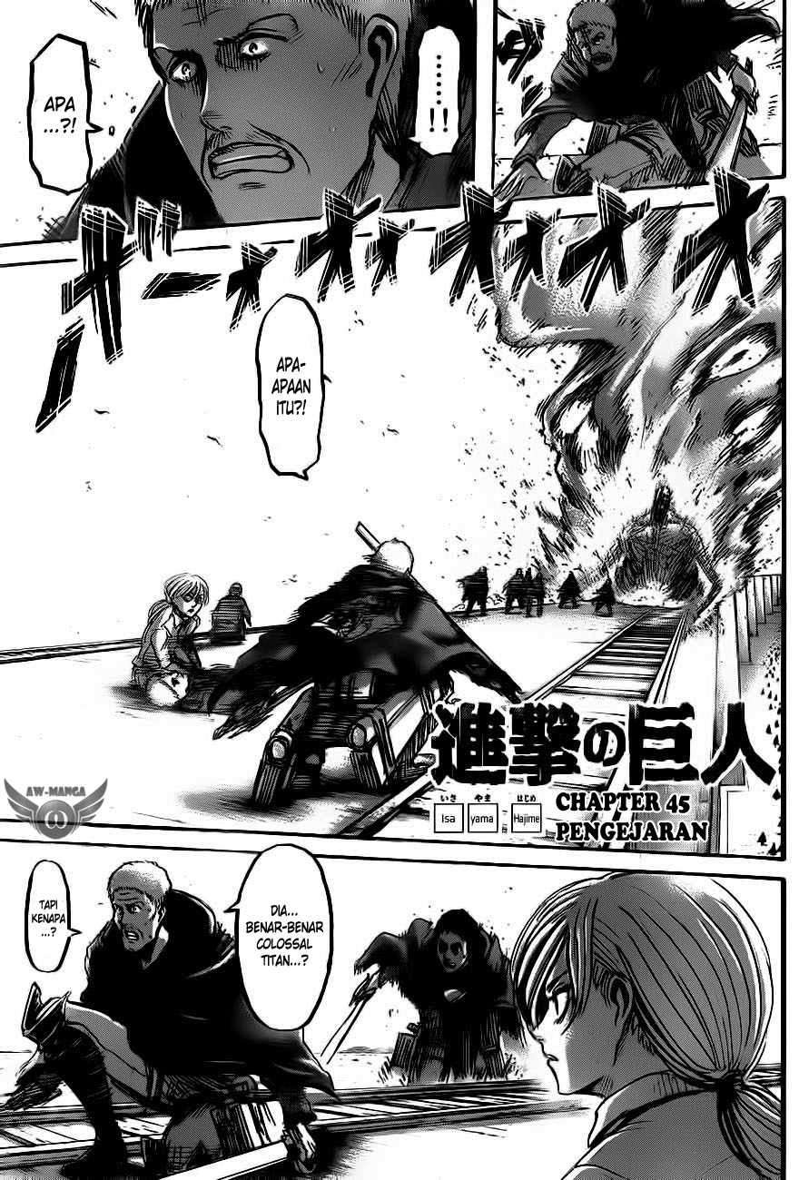 Shingeki no Kyojin — Chapter 45, halaman 2