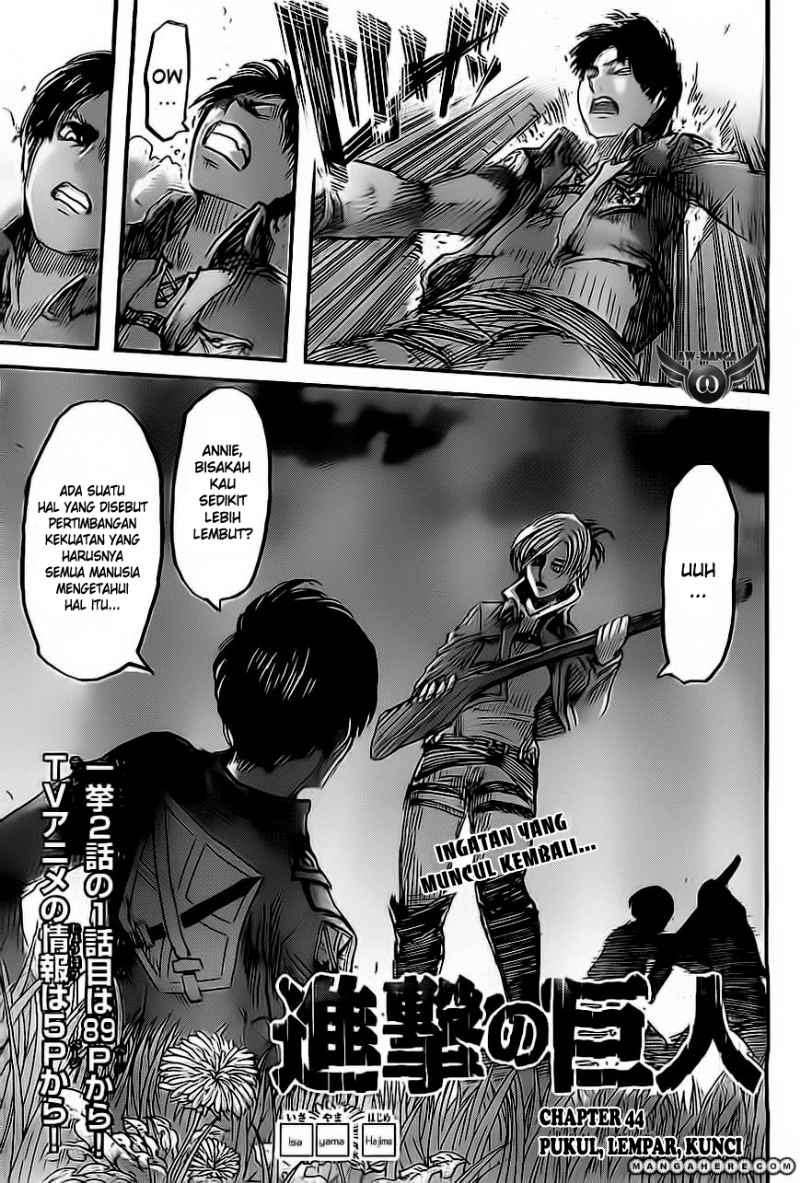 Shingeki no Kyojin — Chapter 44, halaman 2