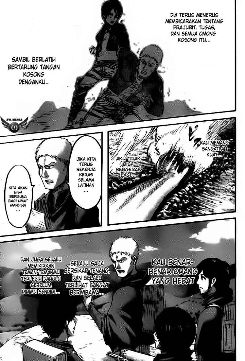 Shingeki no Kyojin — Chapter 43, halaman 27