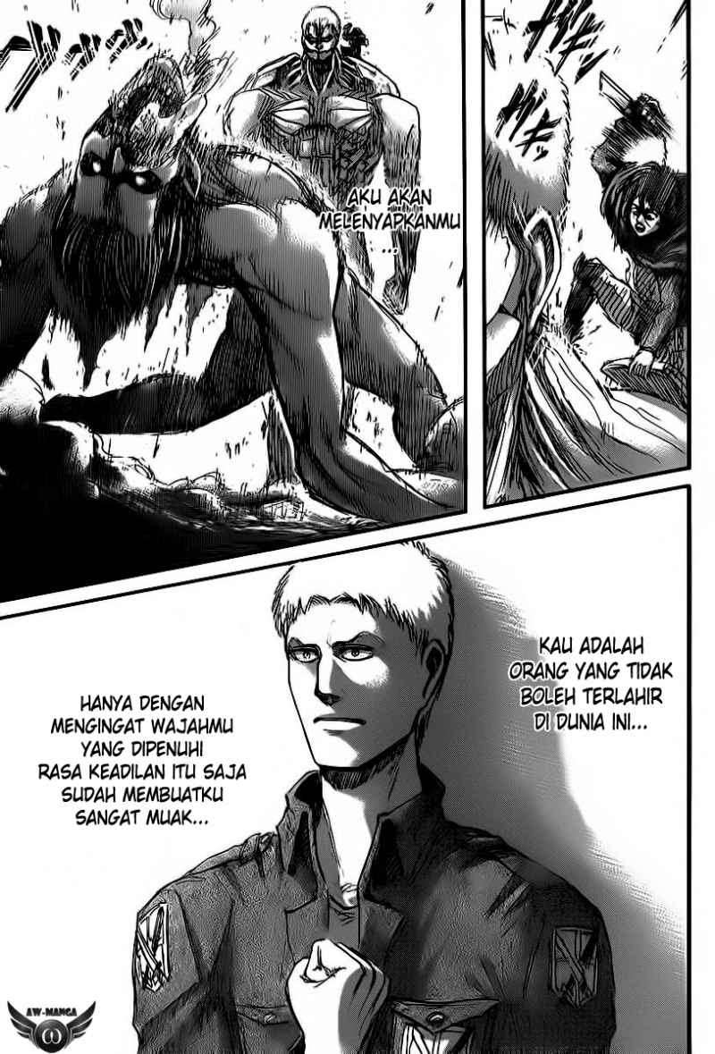 Shingeki no Kyojin — Chapter 43, halaman 33