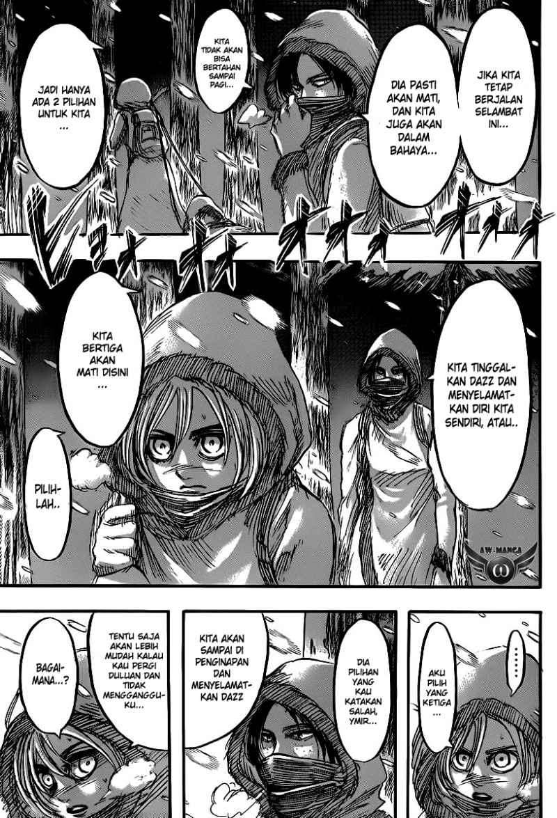 Shingeki no Kyojin — Chapter 40, halaman 21