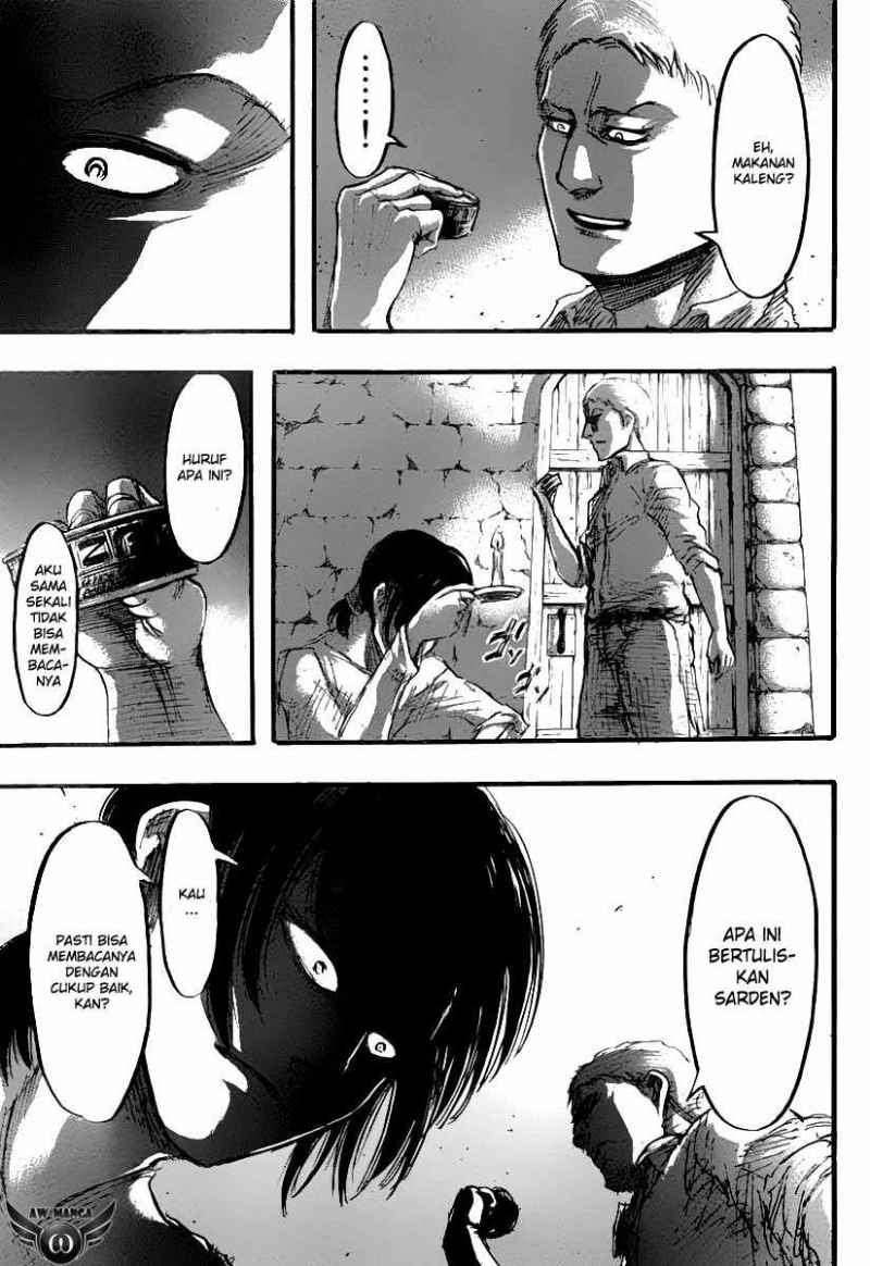 Shingeki no Kyojin — Chapter 38, halaman 32