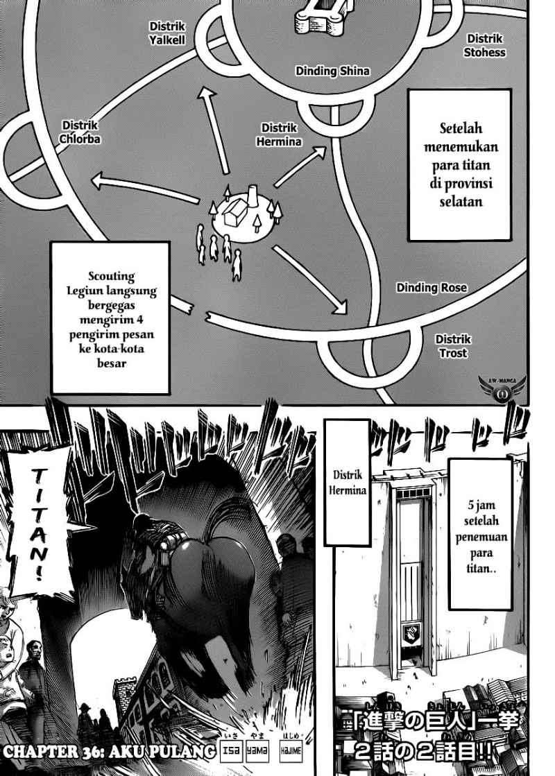 Shingeki no Kyojin — Chapter 36, halaman 3