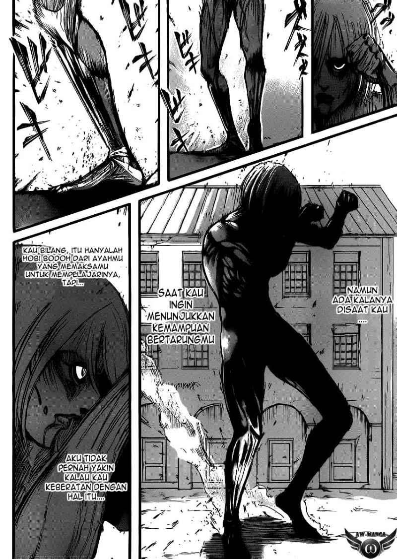 Shingeki no Kyojin — Chapter 33, halaman 22