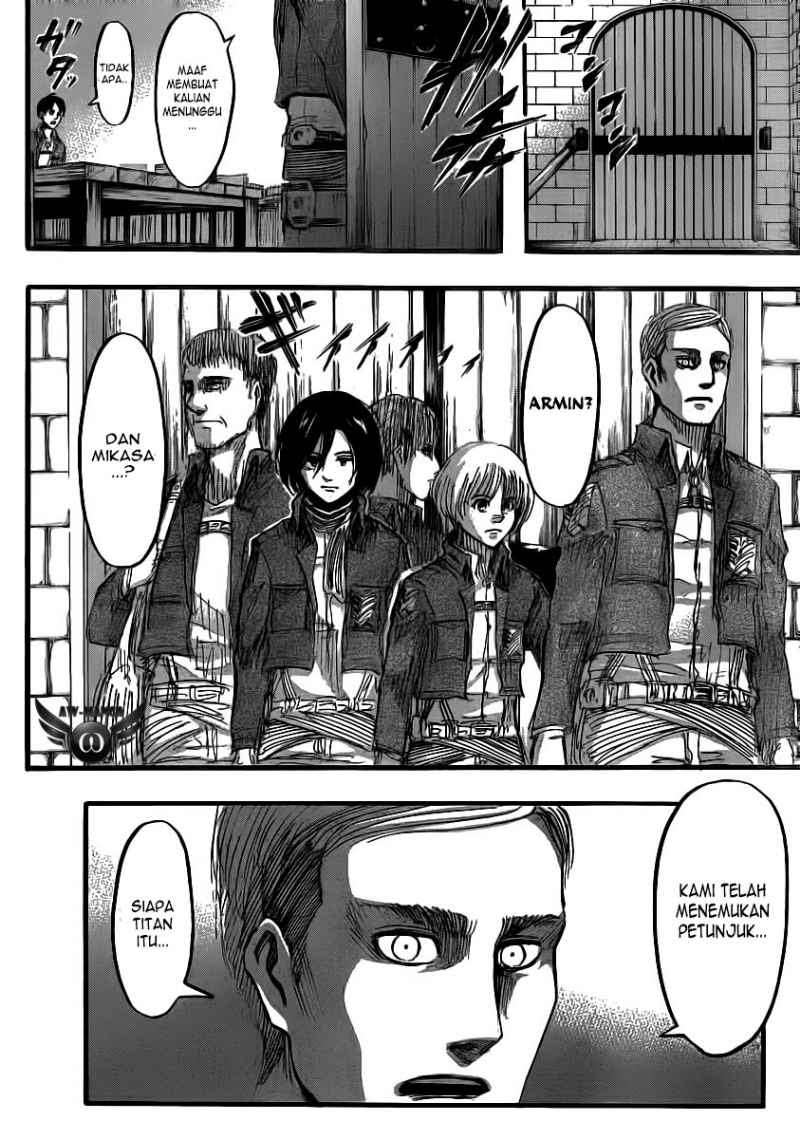 Shingeki no Kyojin — Chapter 32, halaman 22