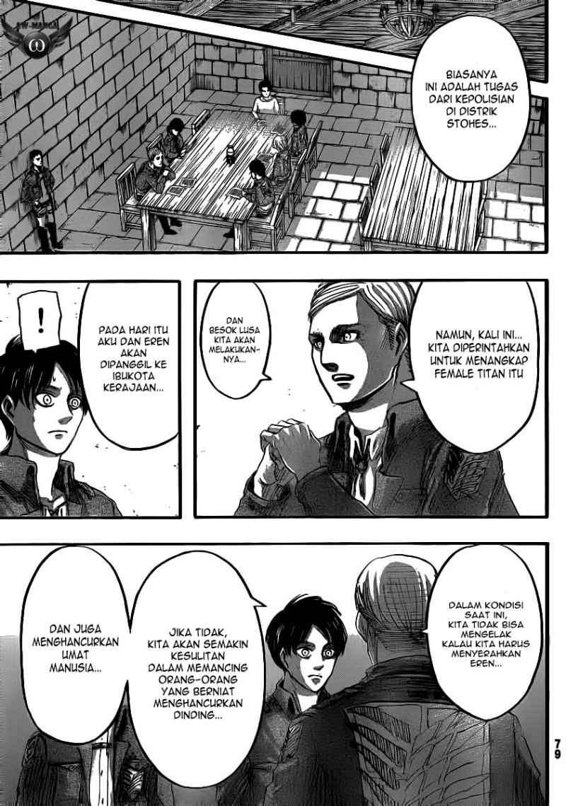Shingeki no Kyojin — Chapter 32, halaman 23