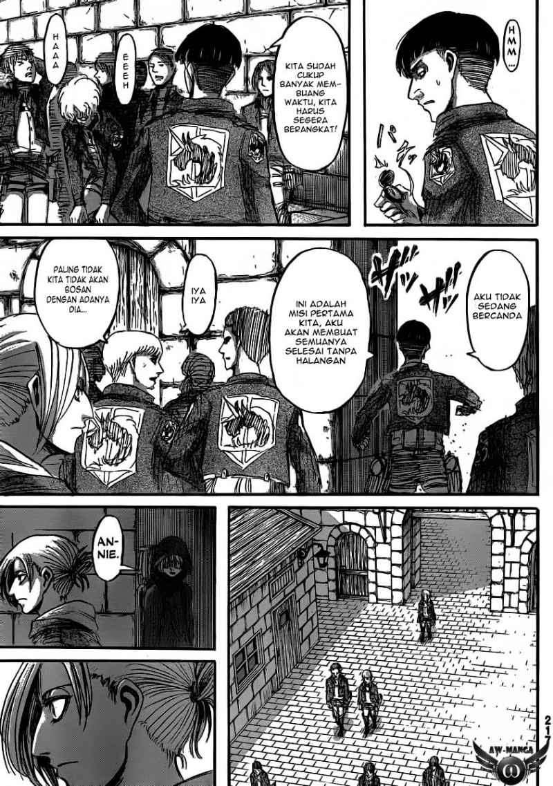 Shingeki no Kyojin — Chapter 31, halaman 19