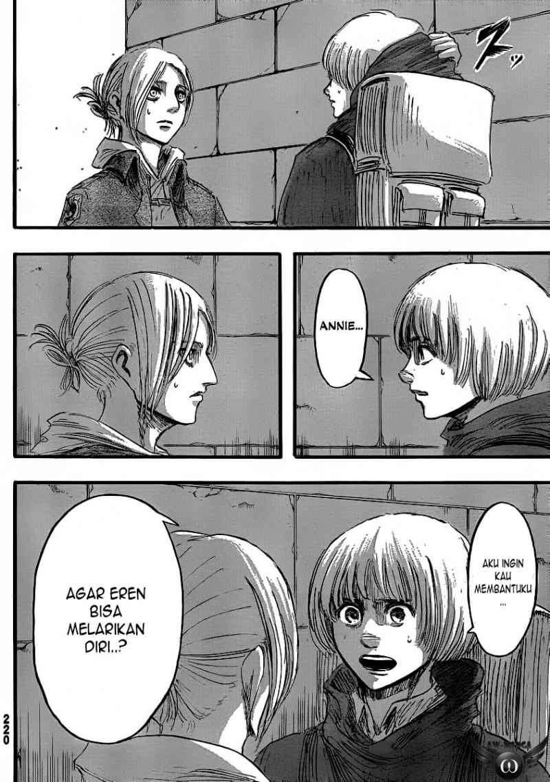 Shingeki no Kyojin — Chapter 31, halaman 22