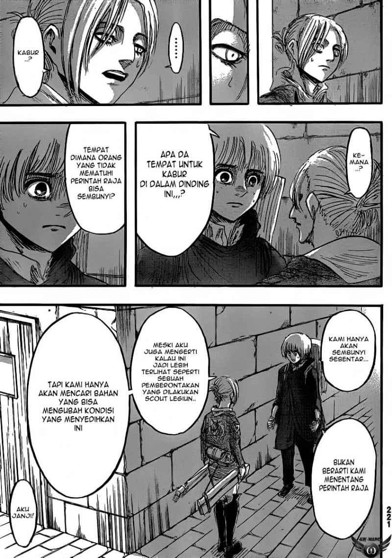 Shingeki no Kyojin — Chapter 31, halaman 23