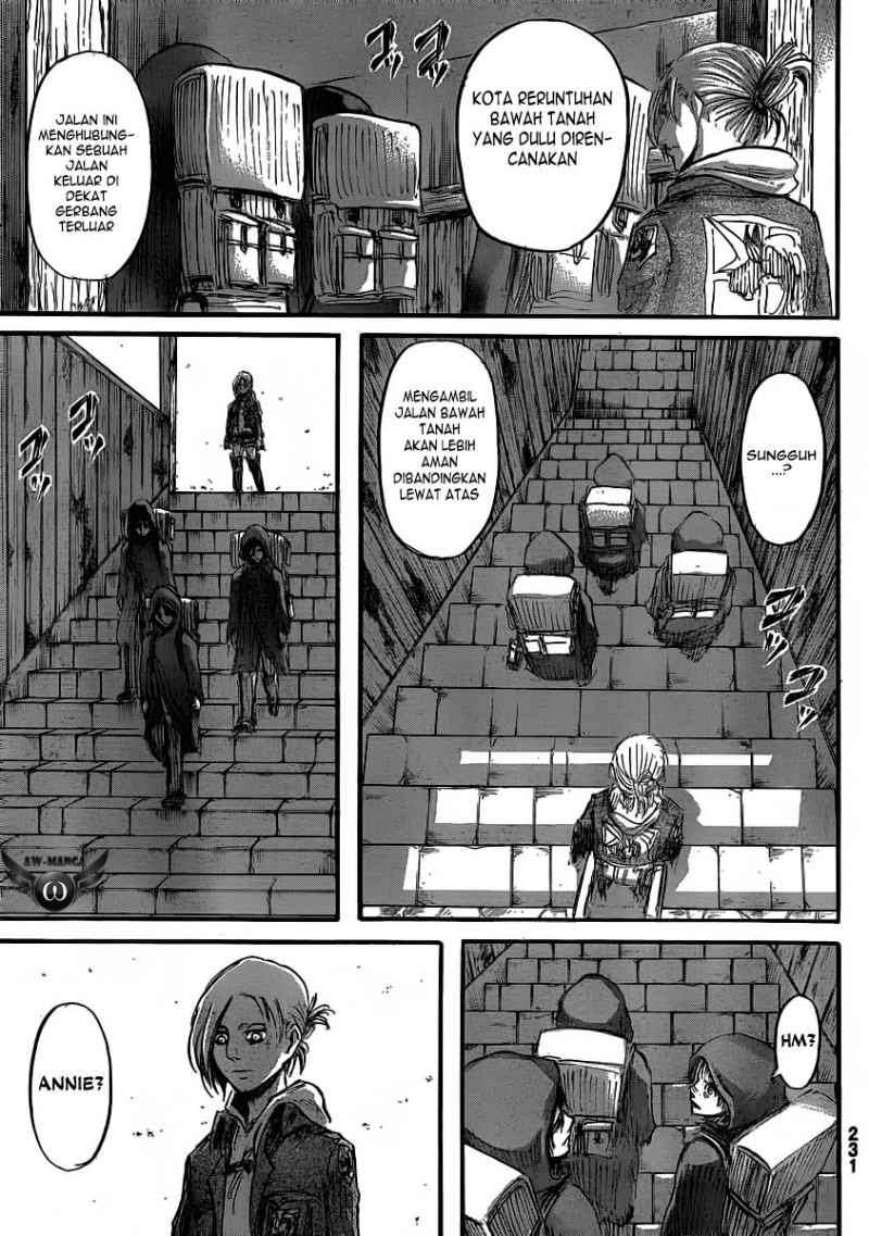 Shingeki no Kyojin — Chapter 31, halaman 33