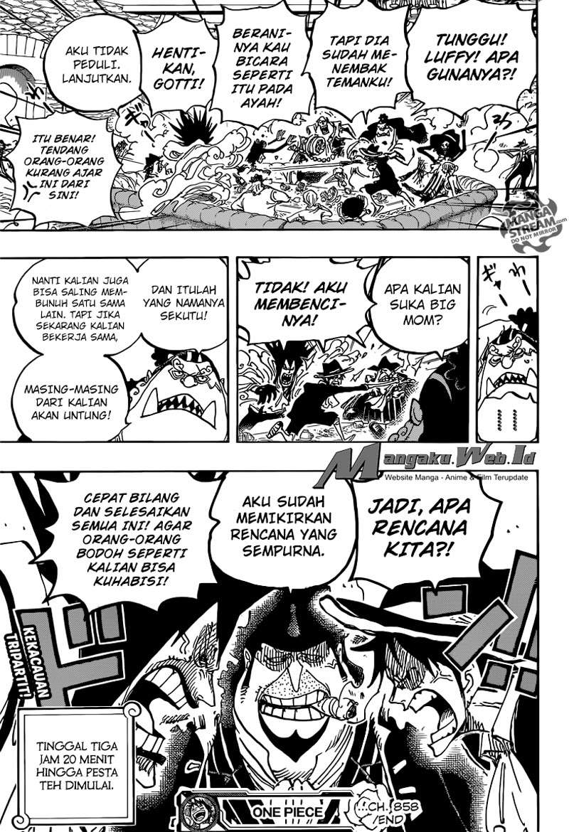 One Piece — Chapter 858, halaman 17
