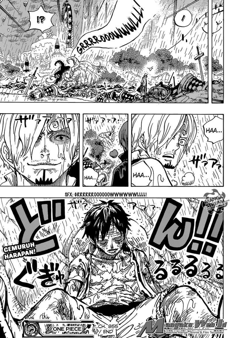 One Piece — Chapter 855, halaman 17