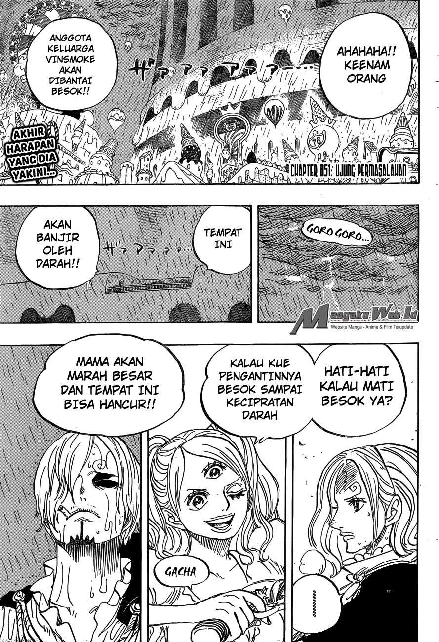 One Piece — Chapter 851, halaman 5