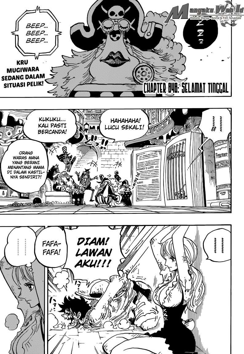 One Piece — Chapter 848, halaman 3