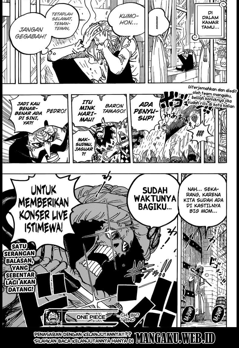 One Piece — Chapter 847, halaman 18