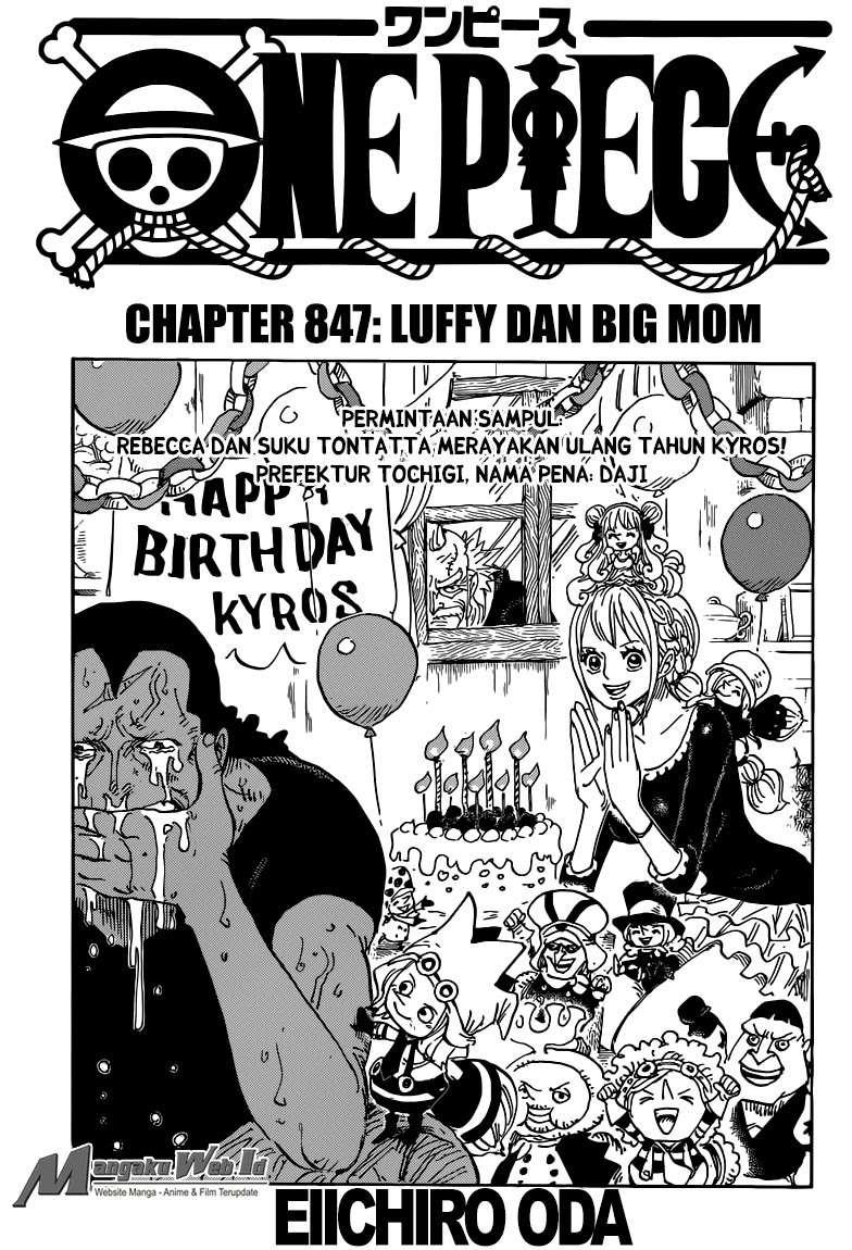 One Piece — Chapter 847, halaman 2