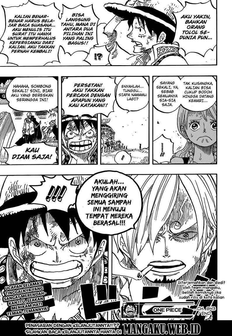 One Piece — Chapter 843, halaman 17