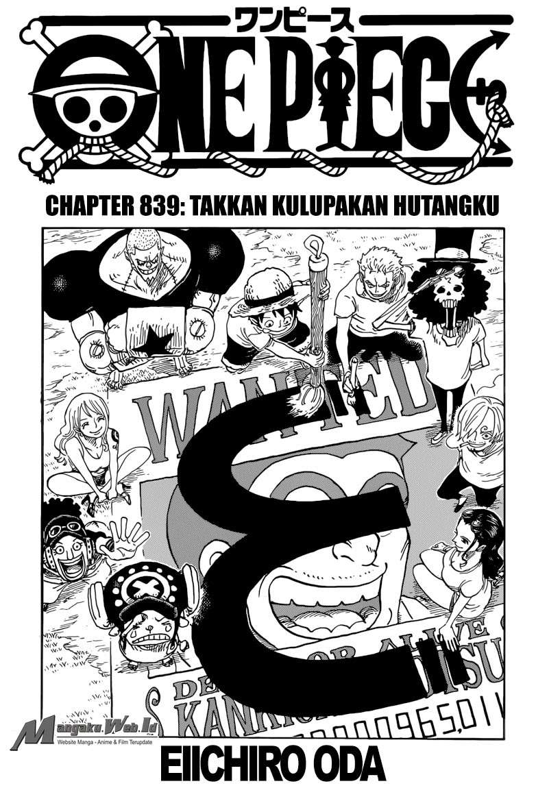One Piece — Chapter 839, halaman 2
