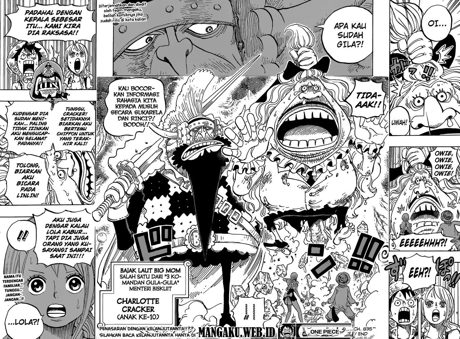 One Piece — Chapter 835, halaman 18