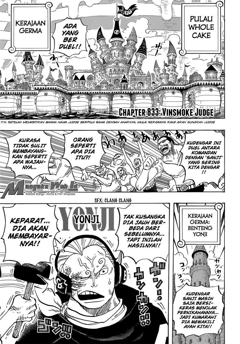 One Piece — Chapter 833, halaman 3