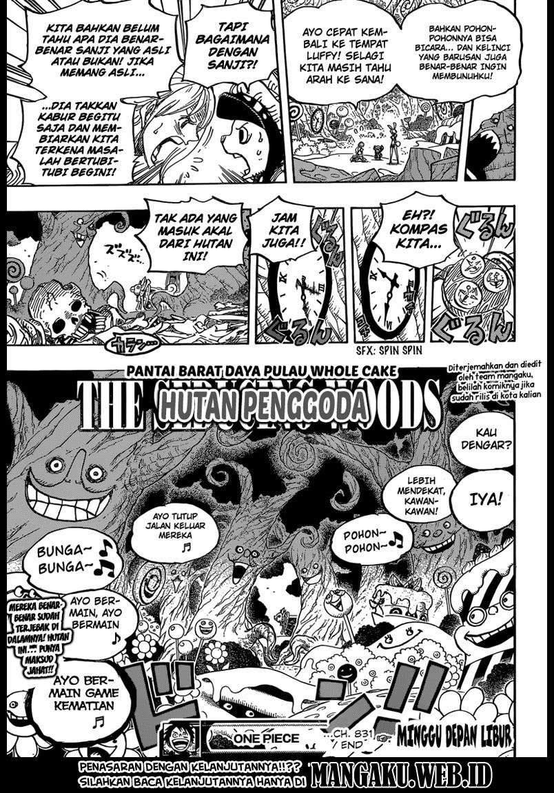 One Piece — Chapter 831, halaman 18