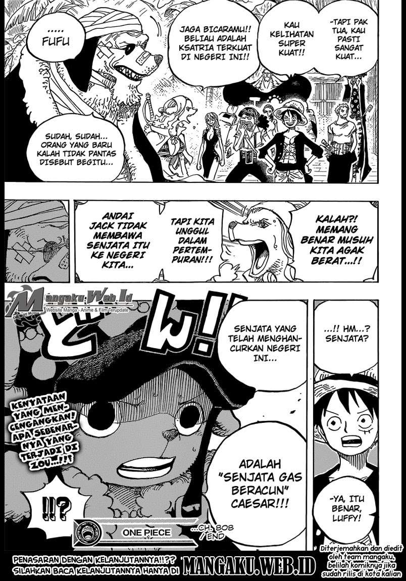 One Piece — Chapter 808, halaman 19