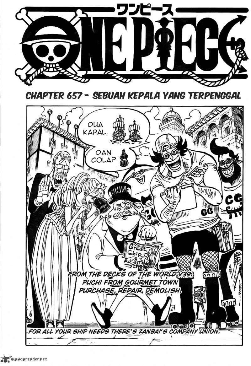 One Piece — Chapter 657, halaman 2