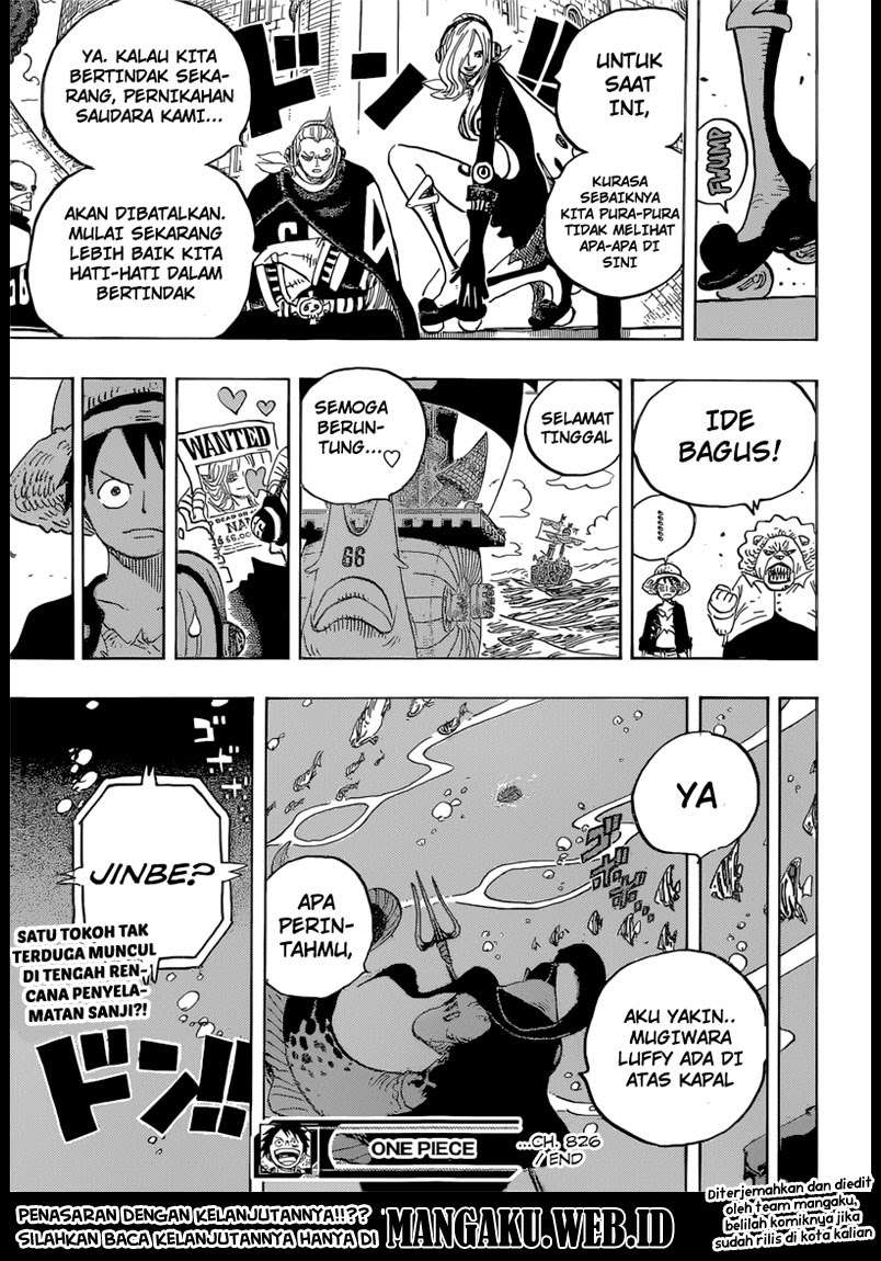 One Piece — Chapter 826, halaman 18