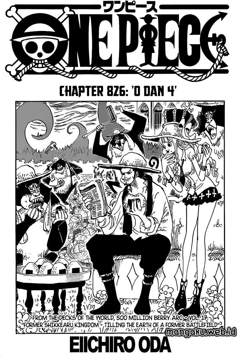 One Piece — Chapter 826, halaman 2