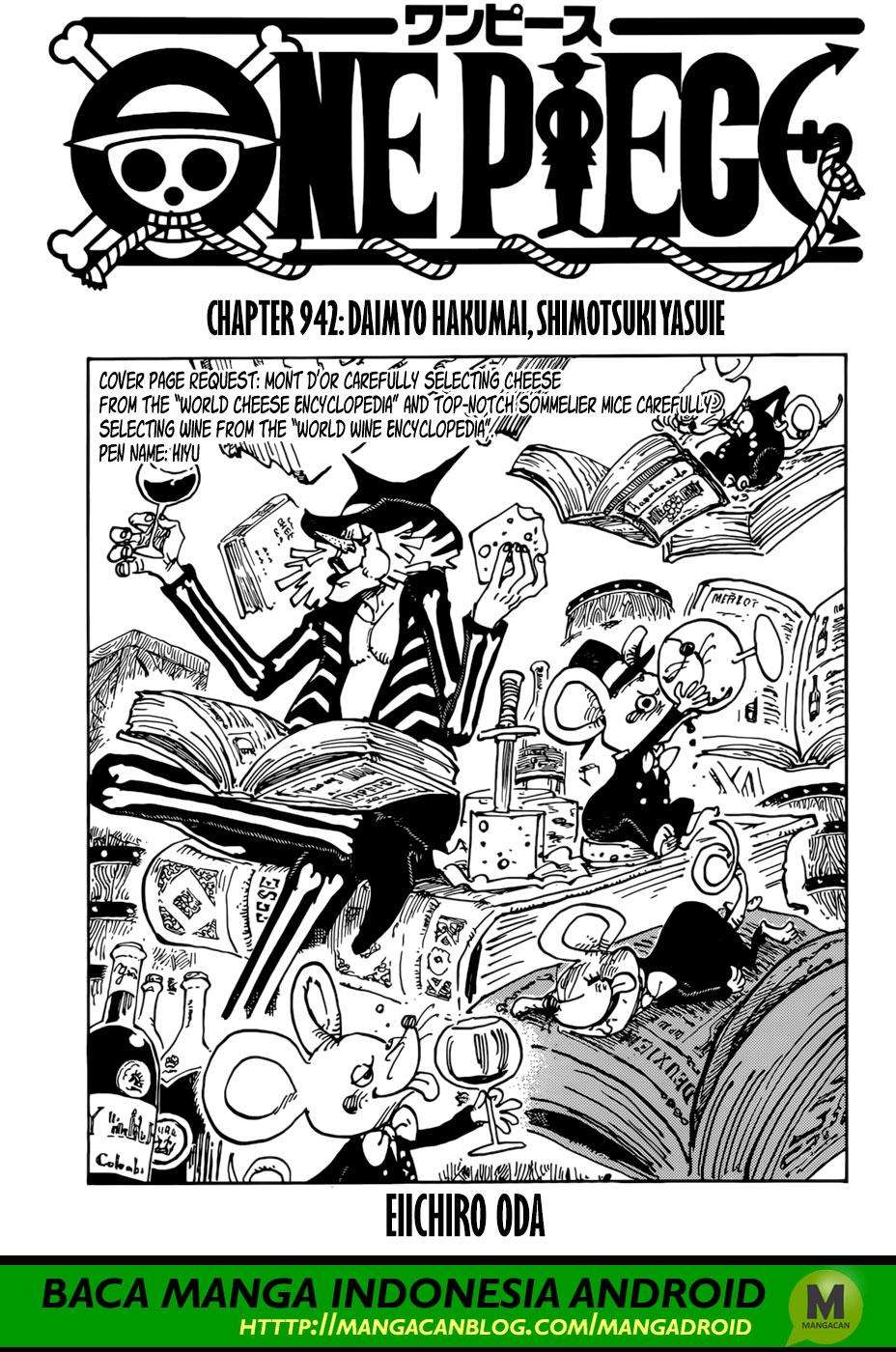 One Piece — Chapter 942, halaman 1