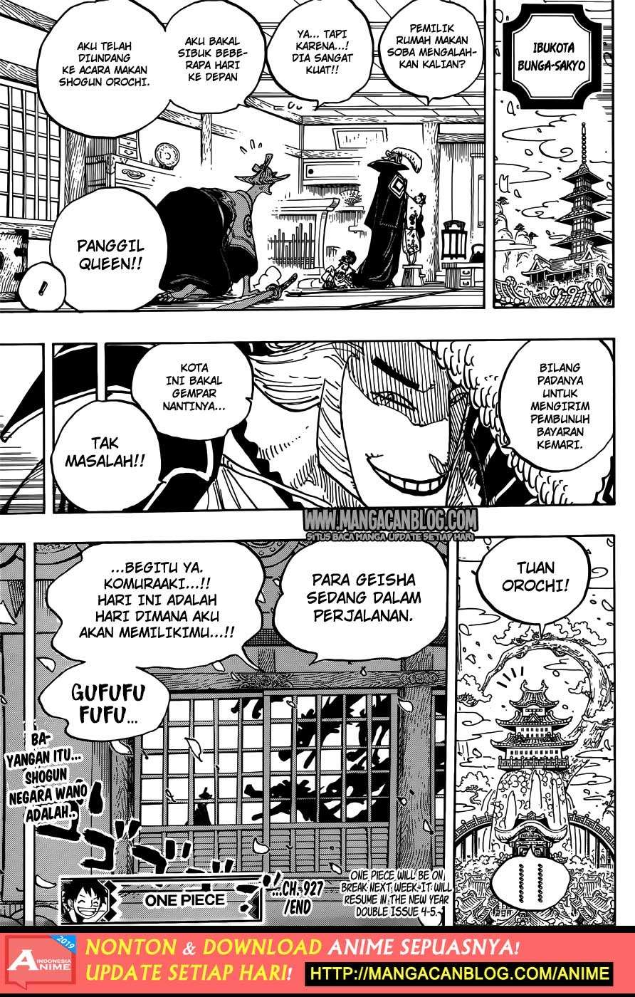 One Piece — Chapter 927, halaman 16