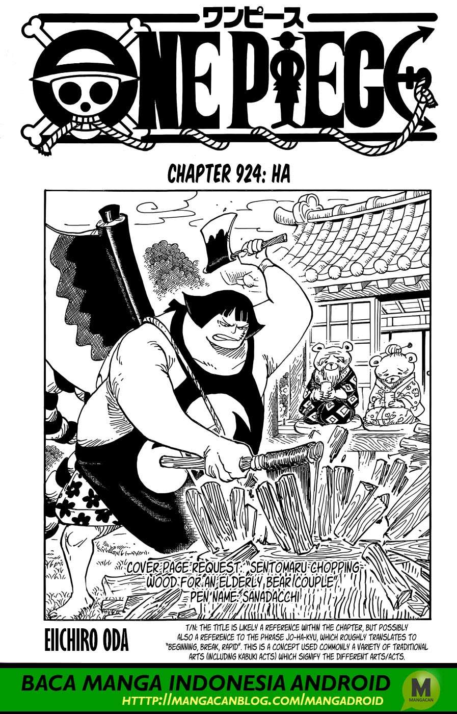 One Piece — Chapter 924, halaman 1
