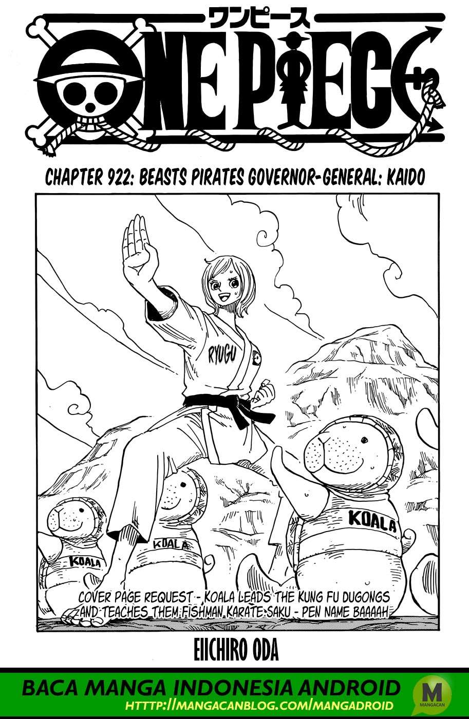 One Piece — Chapter 922, halaman 1