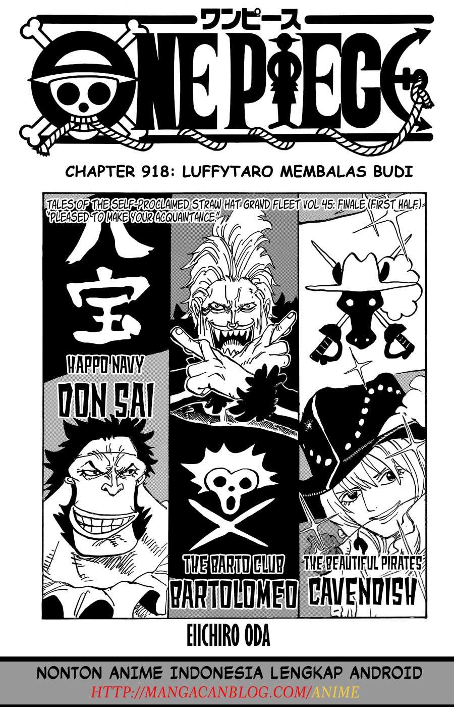 One Piece — Chapter 918, halaman 1