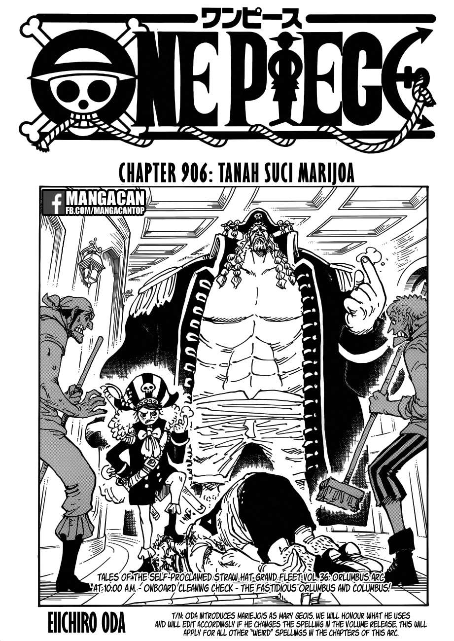One Piece — Chapter 906, halaman 1