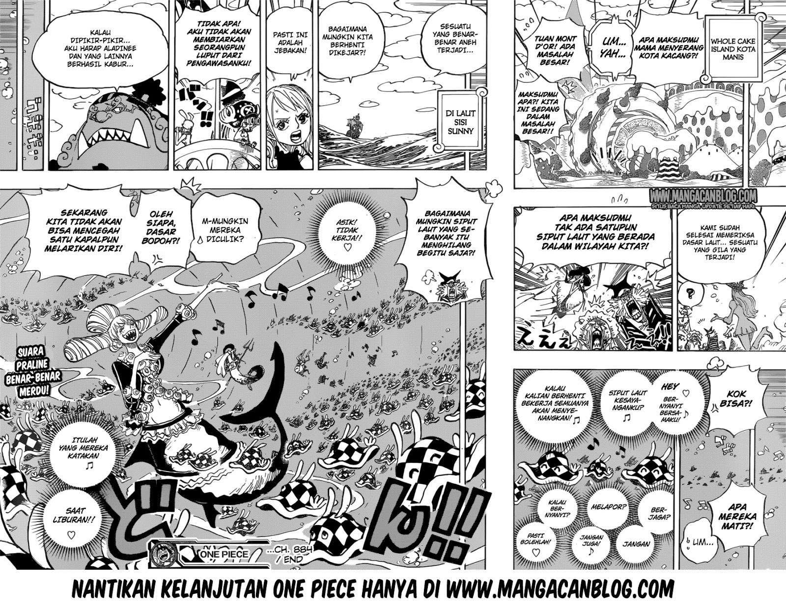 One Piece — Chapter 884, halaman 18
