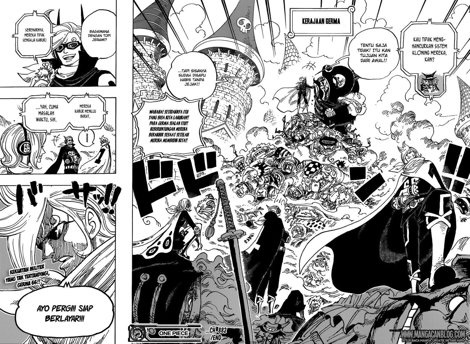 One Piece — Chapter 882, halaman 16
