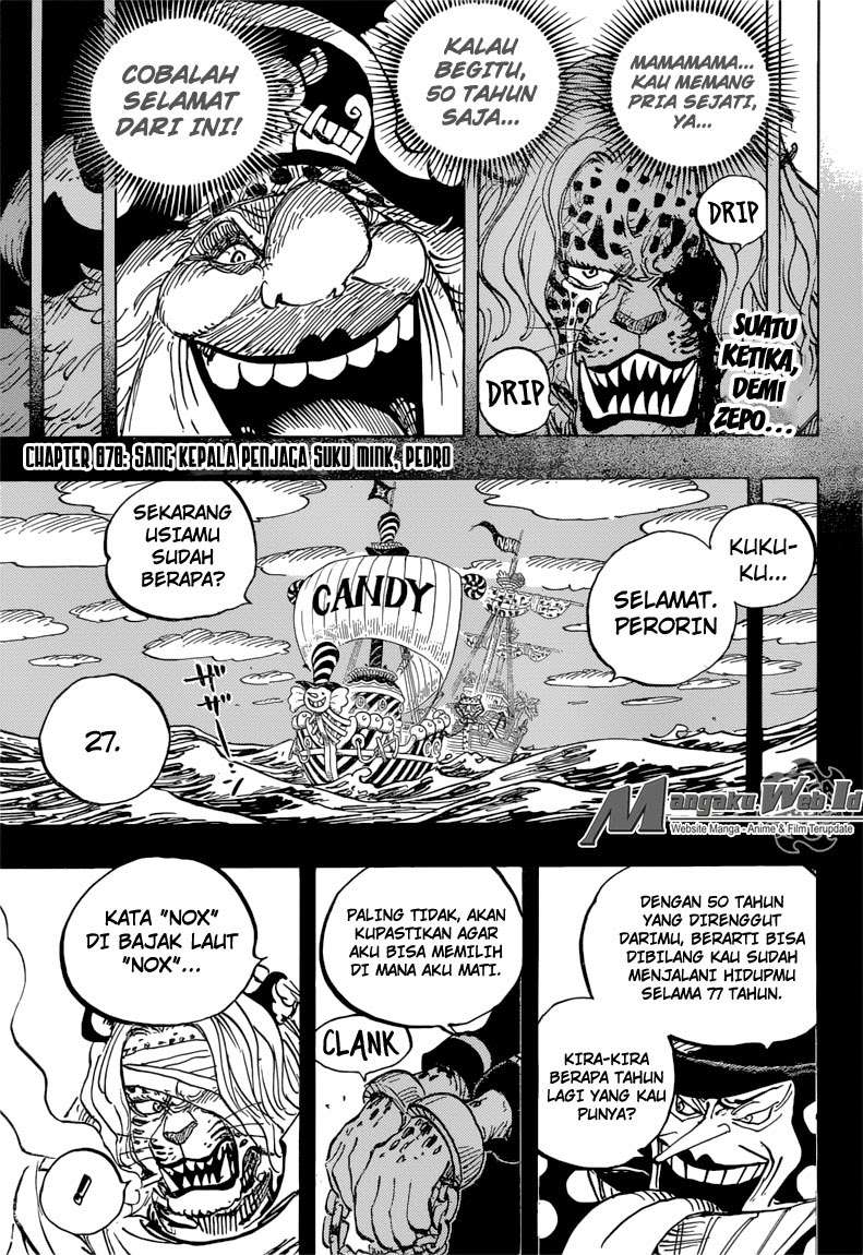 One Piece — Chapter 878, halaman 4