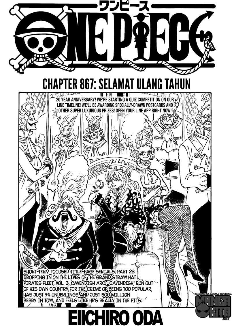 One Piece — Chapter 867, halaman 2
