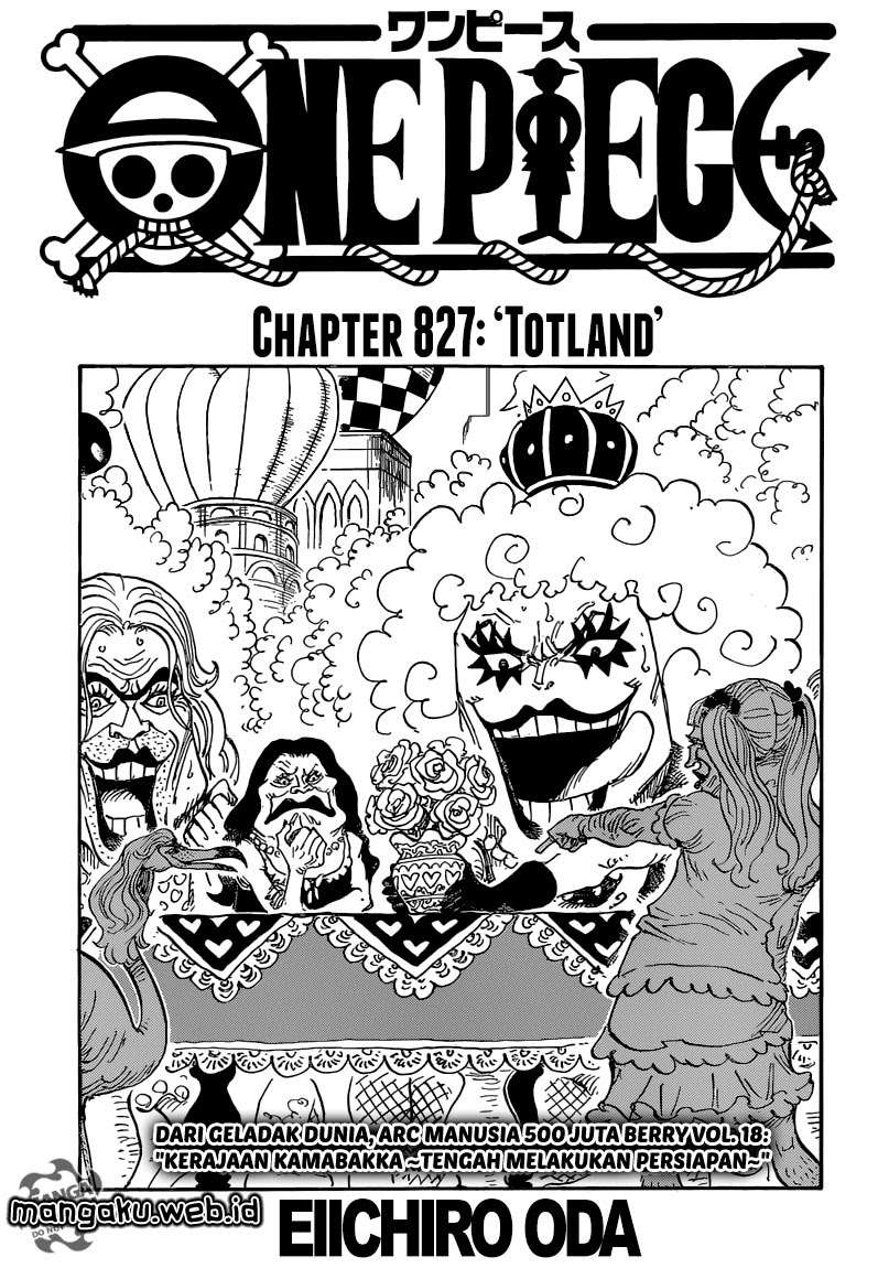 One Piece — Chapter 827, halaman 2