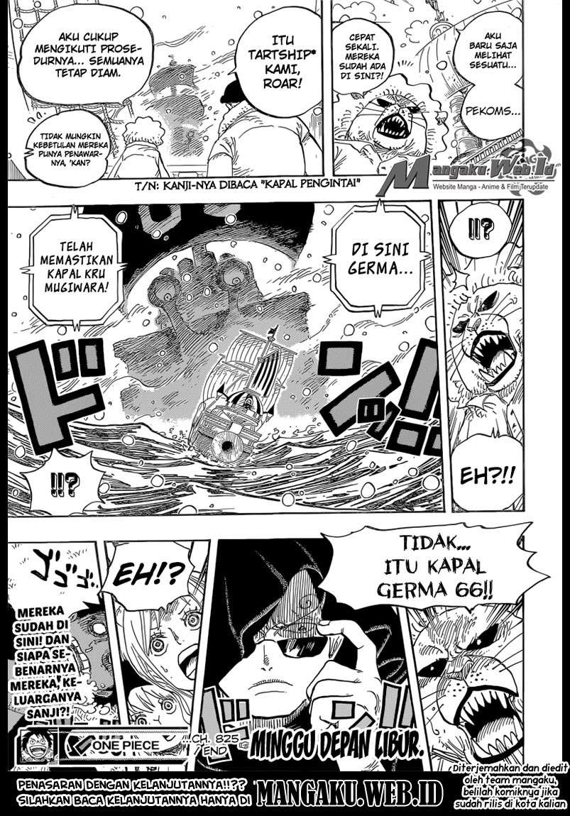 One Piece — Chapter 825, halaman 14