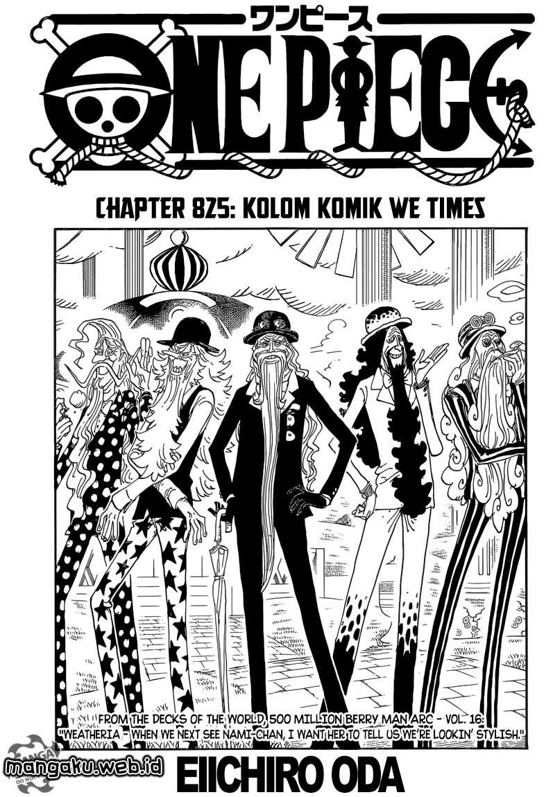 One Piece — Chapter 825, halaman 2