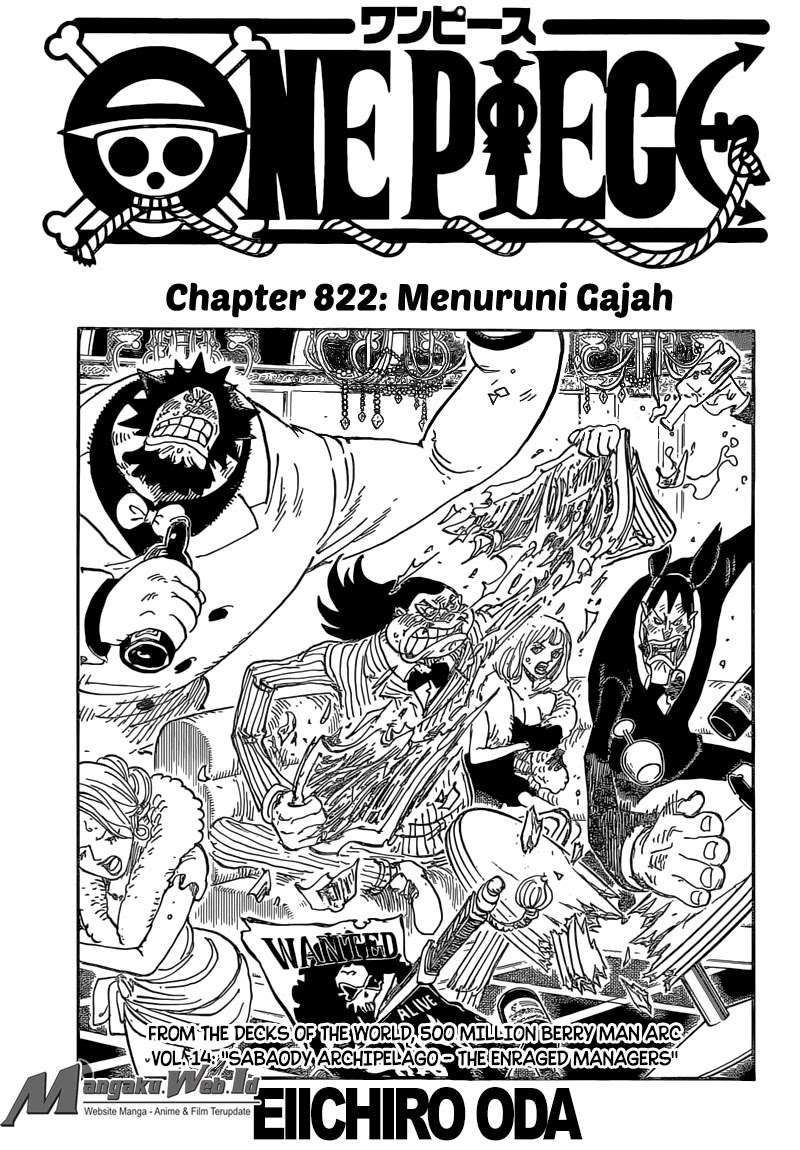 One Piece — Chapter 822, halaman 2
