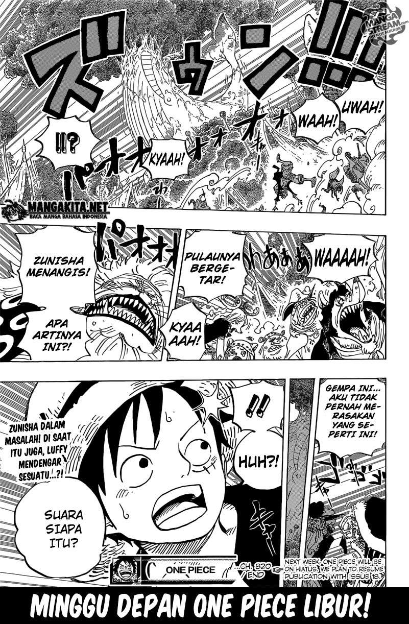 One Piece — Chapter 820, halaman 20