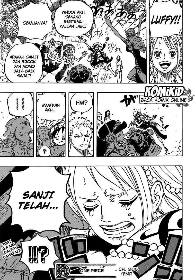 One Piece — Chapter 806, halaman 21